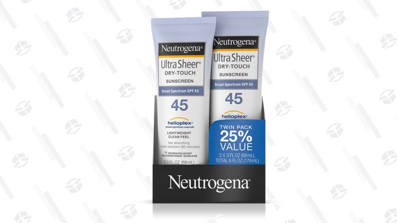 Crema de protección solar Neutrogena Ultra Sheer | $11 | Amazon Gráfico: Eric Offutt